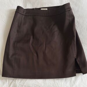 Wilfred Dark Brown Pencil Skirt
